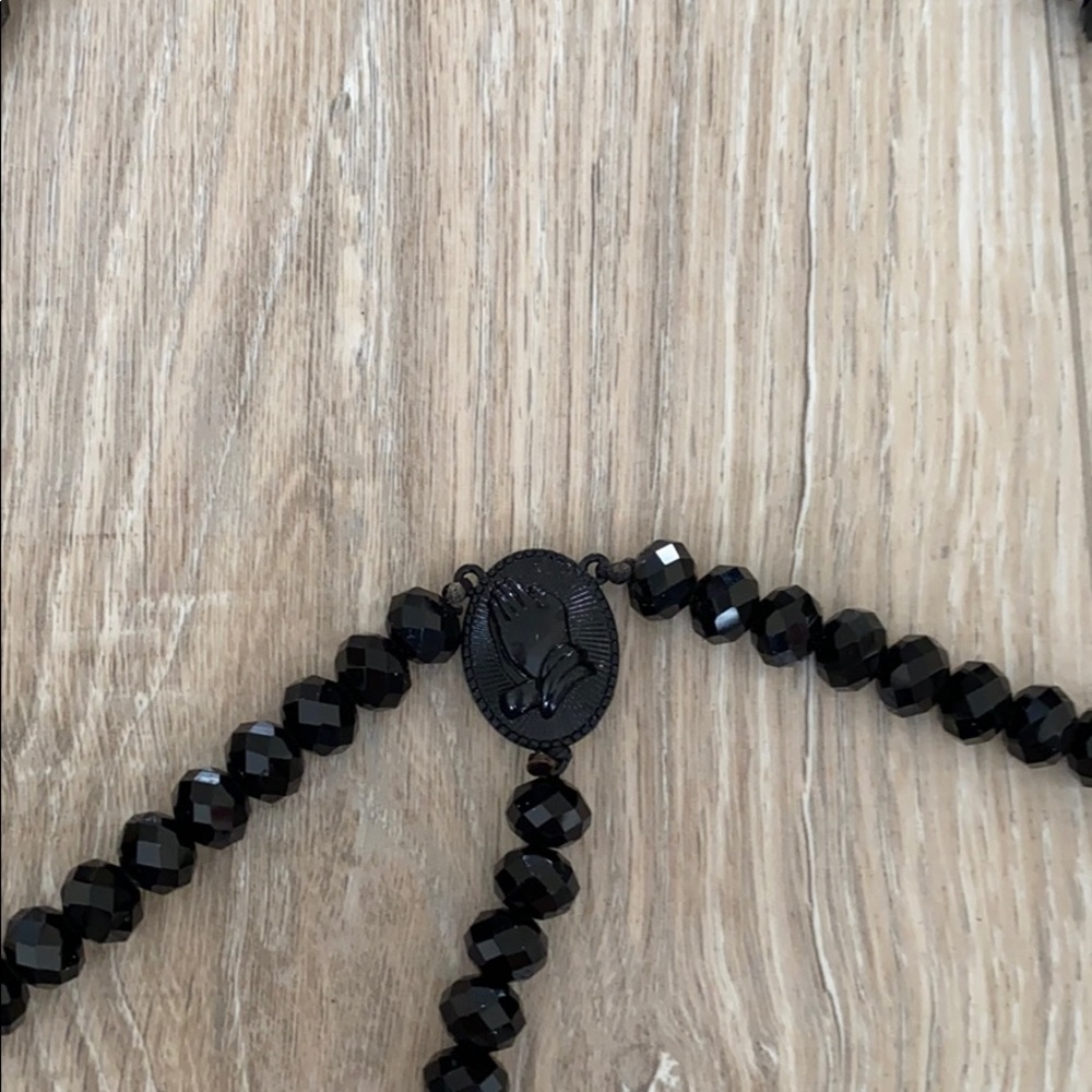 Men’s cross necklace jewelry rosary holy - Picture 3 of 5